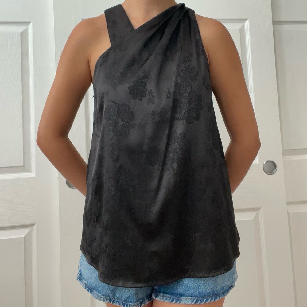 Entro paisley halter blouse